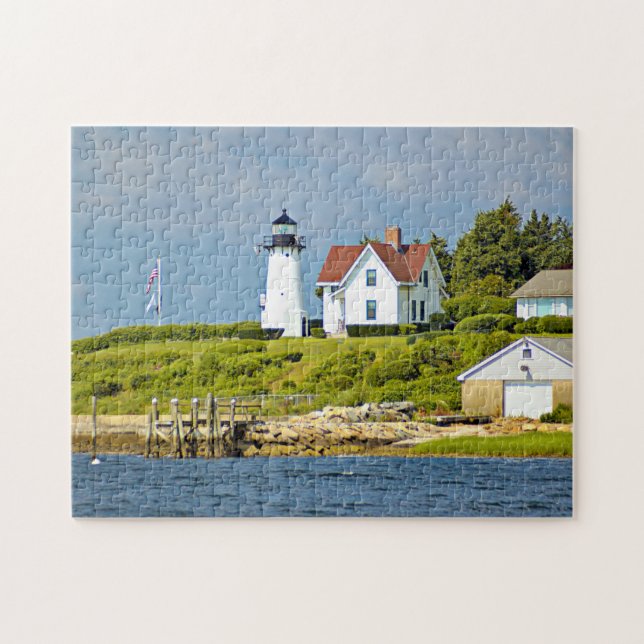 Warwick Neck Lighthouse, Rhode Island Puzzle (Horizontal)