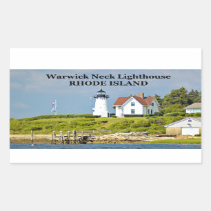 Warwick Neck Lighthouse, Rhode Island Stickers