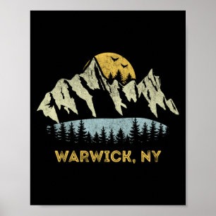 Warwick New York Mountain Sunset Sunrise Ny Poster