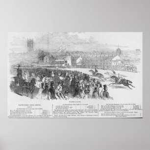 Warwick Races, from 'The Illustrated London Poster