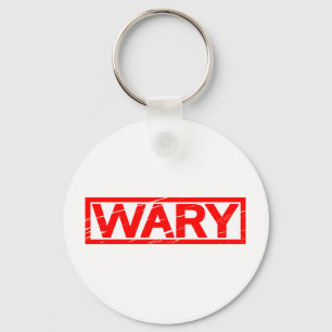 Wary Stamp Key Ring