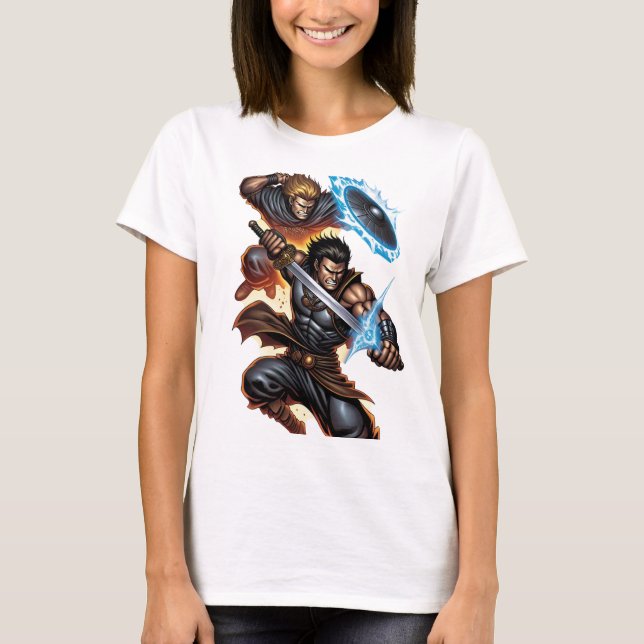 🌪️ Warzone Legends – Explosive Comic Art Tee (Front)
