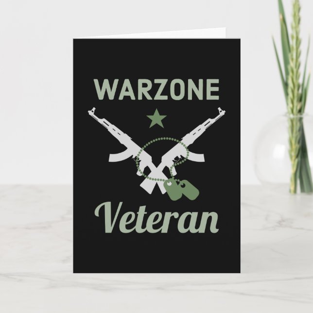 Warzone Veteran Gaming Verdansk Gamer Card (Front)