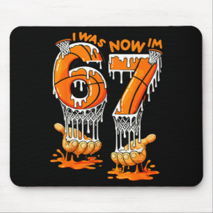 Was 6 7 birthday basketball 6 7 meme 7th birthday mouse pad
