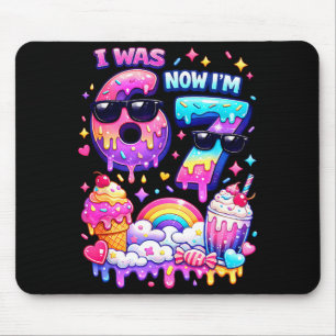 Was 6 7 ice cream dripping 67 meme kids birthday mouse pad