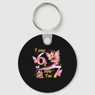 Was 6 7 year old girls 7th fairy birthday princess key ring