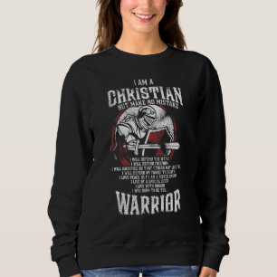 Was Born To Be Warrior Of God Crusader Knight Temp Sweatshirt