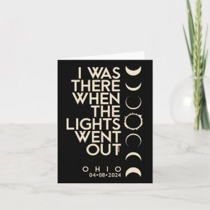 Was There In Ohio Total Solar Eclipse 2024  Card