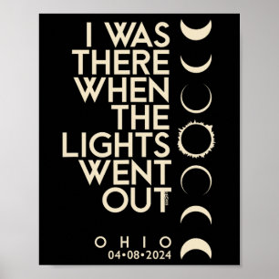 Was There In Ohio Total Solar Eclipse 2024 Poster