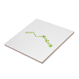 Wasabi Allyl Isothiocyanate Molecular Formula Ceramic Tile