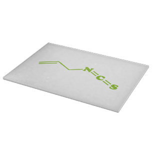 Wasabi Allyl Isothiocyanate Molecular Formula Cutting Board