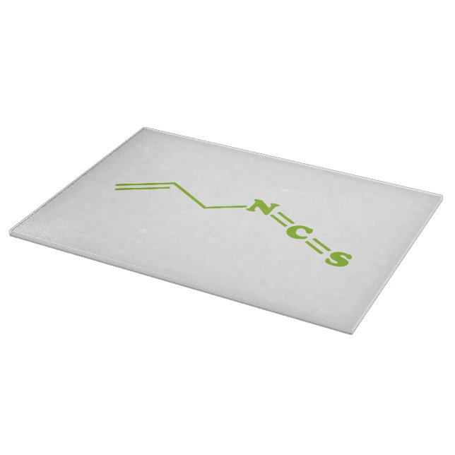 Wasabi Allyl Isothiocyanate Molecular Formula Cutting Board (Corner)