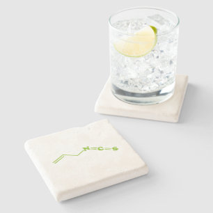Wasabi Allyl Isothiocyanate Molecular Formula Stone Coaster