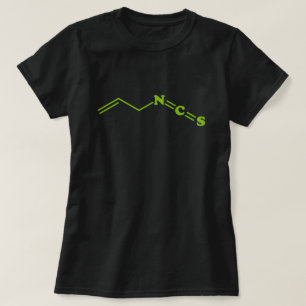 Wasabi Allyl Isothiocyanate Molecular Formula T-Shirt