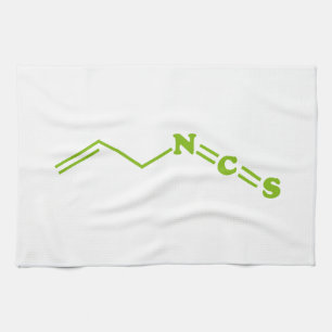 Wasabi Allyl Isothiocyanate Molecular Formula Tea Towel