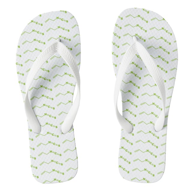 Wasabi Allyl Isothiocyanate Molecular Formula Thongs (Footbed)