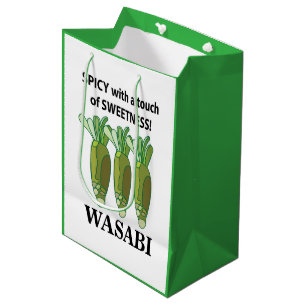 Wasabi Spicy With A Touch Of Sweetness Wasabi  Medium Gift Bag