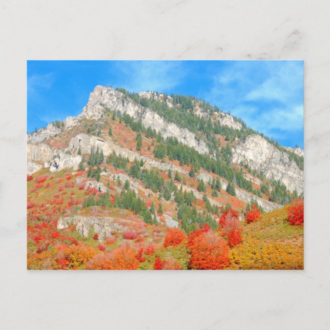 Wasatch Front Mountains, Utah Postcard (Front)
