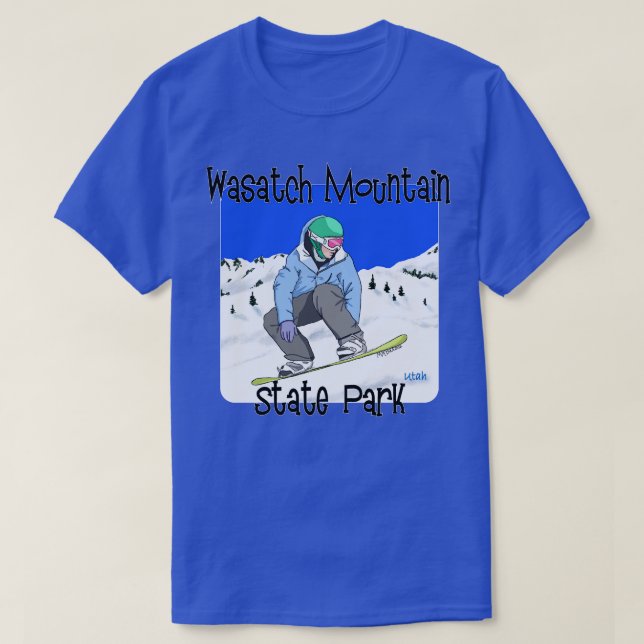 Wasatch Mountain State Park Utah T-Shirt (Design Front)