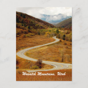 Wasatch Mountains, Northern Utah Postcard