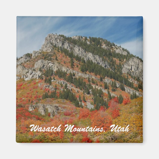 Wasatch Mountains, Utah Magnet (Front)