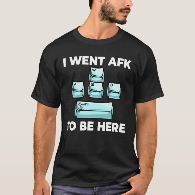 WASD Gaming Keyboard Keycap Player T-Shirt (Front)