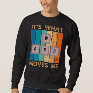 Wasd Pc Gamer Shirt Video Gaming Keyboard Keycaps