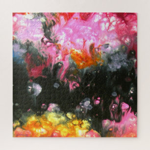 "Wash #3", abstract, psychedelic Jigsaw Puzzle