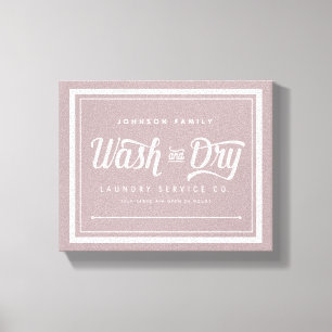 Wash and Dry Laundry Sign (Customise it!)