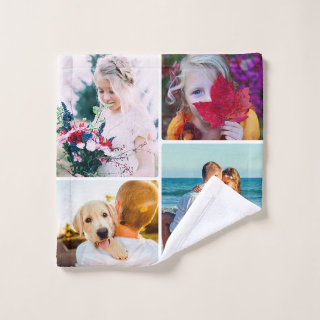 Wash Cloth 4 Photo Rounded Template (Wash Cloth)