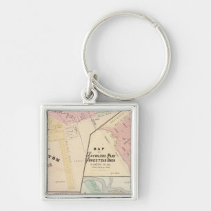 Wash Corners, Haywards Park, Niles, Pleasanton Key Ring