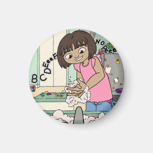Wash Hands Magnet