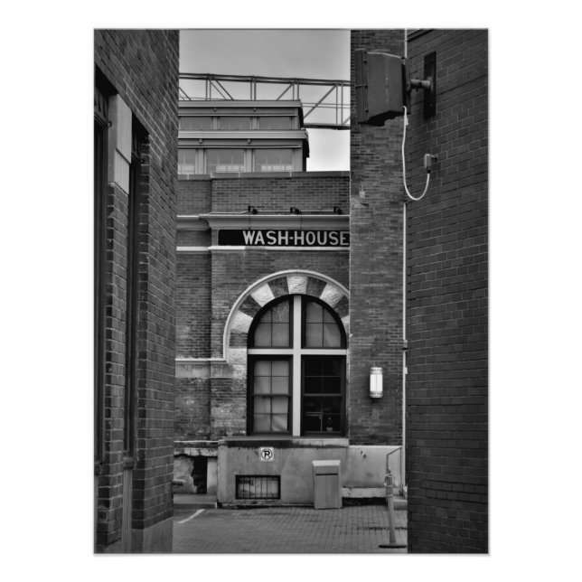 "WASH-HOUSE" Photo Print (Front)