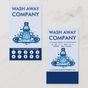 Wash Loyalty Punch Card