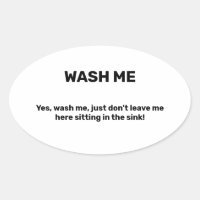 WASH ME Funny Custom Text Dirty