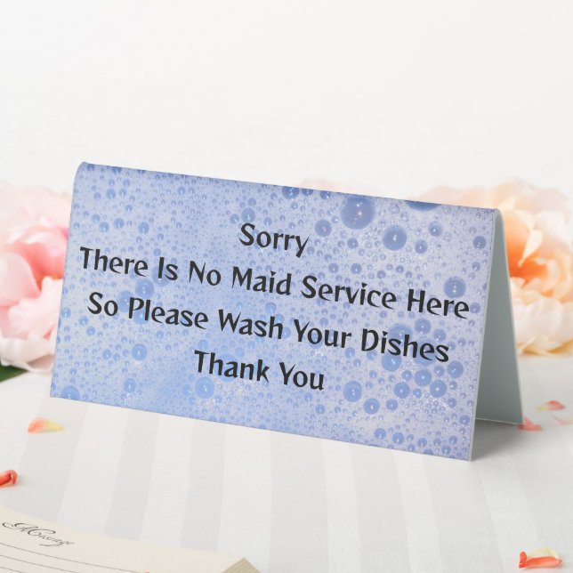 Wash Your Dishes (In SItu (Wedding))