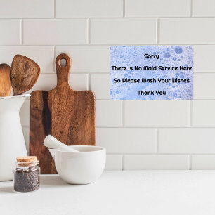 Wash Your Dishes Poster