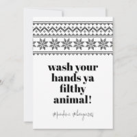 Wash Your Hands 2020 Funny Humour Sweater Stitch