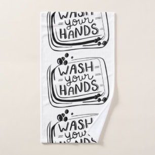 Wash Your Hands Hand Towel 