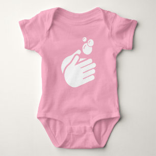 Wash Your Hands - Hand Washing Coronavirus & Flu Baby Bodysuit