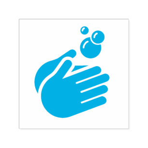 Wash Your Hands - Hand Washing Hygiene Doctor Flu Self-inking Stamp
