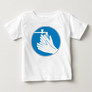 Wash Your Hands (Health and Safety) (Hygiene) Baby T-Shirt