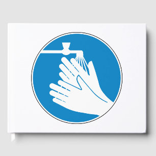 Wash Your Hands (Health and Safety) (Hygiene) Guest Book