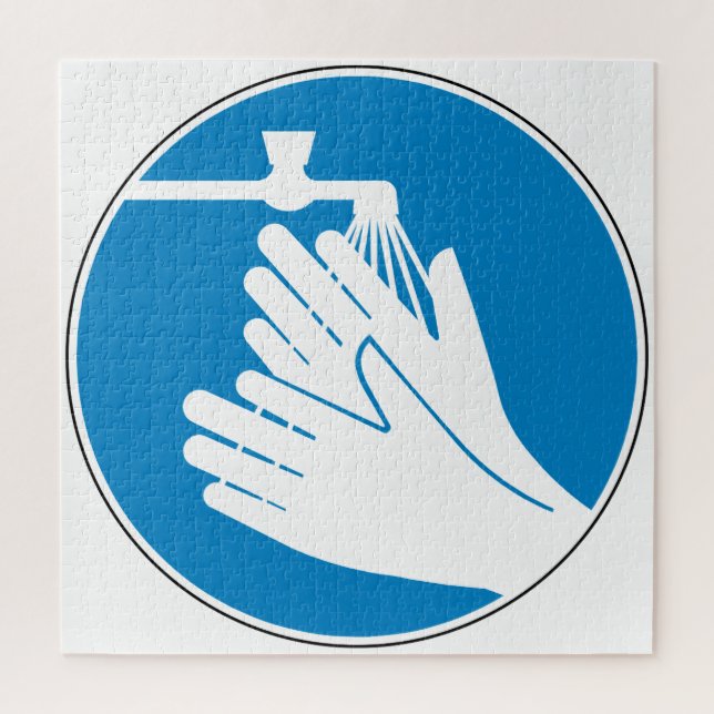 Wash Your Hands (Health and Safety) (Hygiene) Jigsaw Puzzle (Vertical)