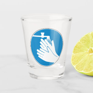 Wash Your Hands (Health and Safety) (Hygiene) Shot Glass