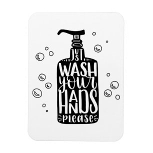 Wash Your Hands Please Magnet