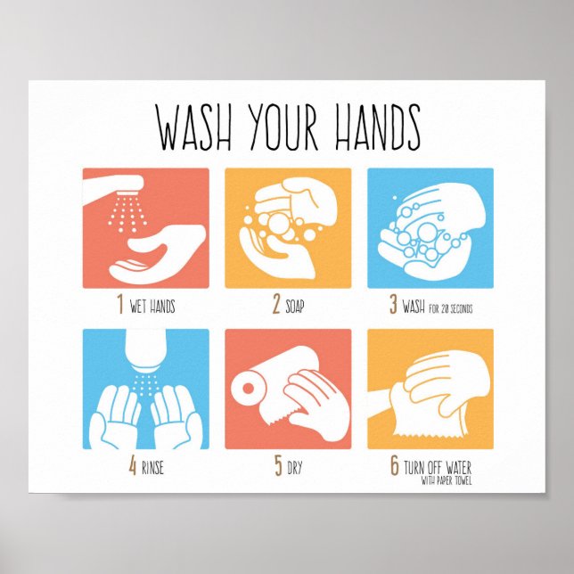 Wash Your Hands Poster (Front)