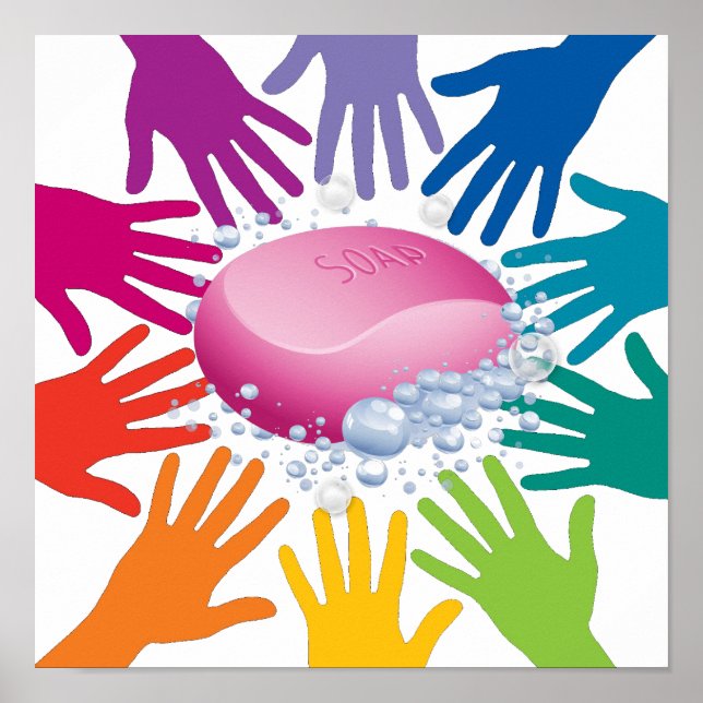 WASH YOUR HANDS POSTER (Front)