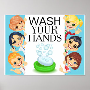 WASH YOUR HANDS POSTER
