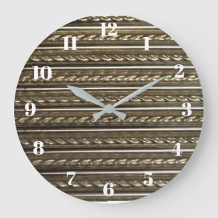 Washboard Laundry Room Large Clock